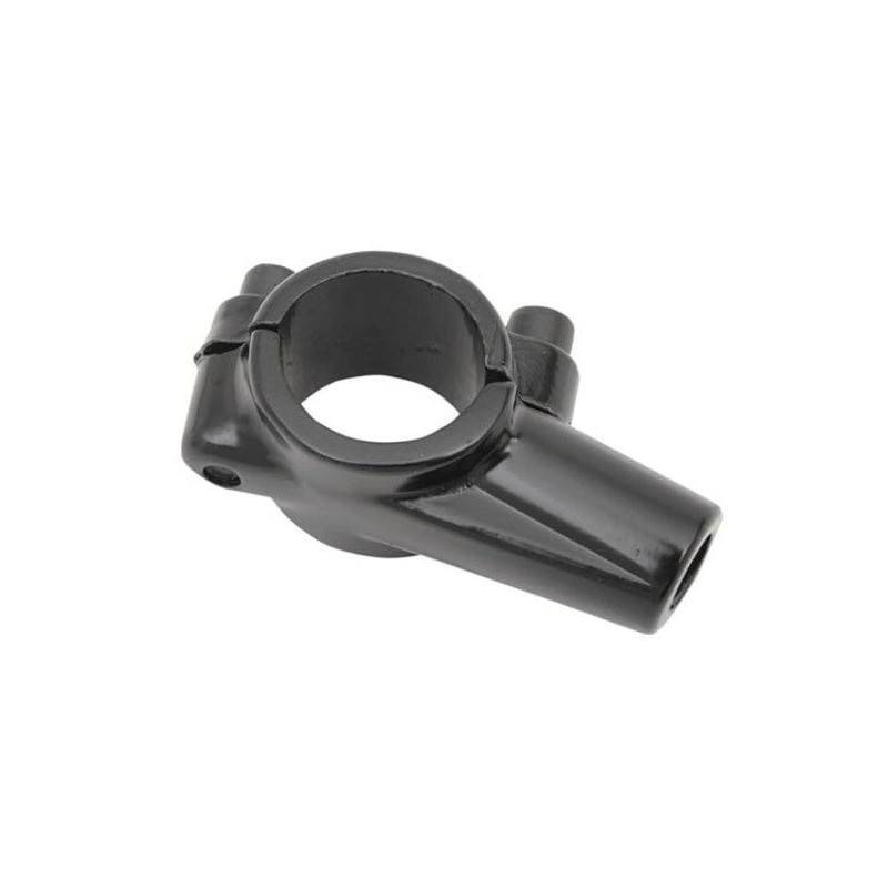 EMGO UCHWYT LUSTERKA Z OBEJMĄ NA KIEROWNICĘ 22MM (7/8") KOLOR CZARNY (OTWÓR 10MM)