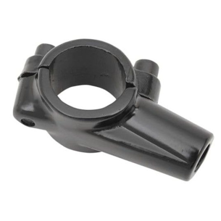 EMGO UCHWYT LUSTERKA Z OBEJMĄ NA KIEROWNICĘ 22MM (7/8") KOLOR CZARNY (OTWÓR 10MM)