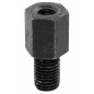 V PARTS (VICMA) ADAPTER LUSTERKA (GWINT M10 X 1,25 PRAWY/ZEWNĘTRZNY - M10 X 1,25 LEWY/WEWNĘTRZNY)(RT9VC)(KOLOR CZARNY)