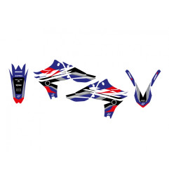 BLACKBIRD KOMPLET NAKLEJEK (OKLEIN) YAMAHA YZ 450F '10-'13 DREAM 5 KOLOR NIEBIESKI CZARNY