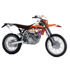 BLACKBIRD KOMPLET NAKLEJEK (OKLEIN) KTM EXC '01-'02 DREAM 5 KOLOR POMARAŃCZOWY CZARNY