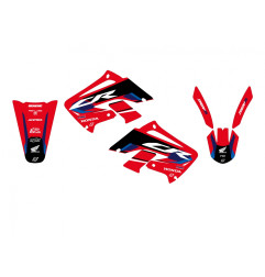 BLACKBIRD KOMPLET NAKLEJEK (OKLEIN) HONDA CR 125R '00-'01, CR 250R '02-'07 DREAM 5 KOLOR CZERWONY CZARNY
