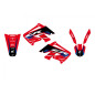 BLACKBIRD KOMPLET NAKLEJEK (OKLEIN) HONDA CR 125R '00-'01, CR 250R '02-'07 DREAM 5 KOLOR CZERWONY CZARNY