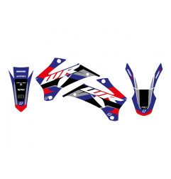BLACKBIRD KOMPLET NAKLEJEK (OKLEIN) YAMAHA WR 250F '07-'14, WR 450F '07-'11 DREAM 5 KOLOR NIEBIESKI CZARNY