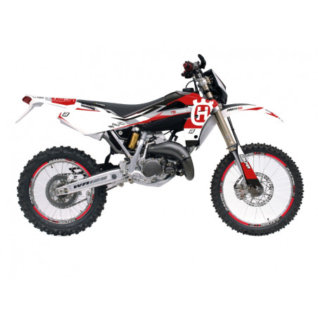 BLACKBIRD KOMPLET NAKLEJEK (OKLEIN) HUSQVARNA CR 125 '06-'08, WR 250/300 '06-'13 DREAM 5 KOLOR CZERWONY BIAŁY CZARNY