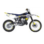 BLACKBIRD KOMPLET NAKLEJEK (OKLEIN) HUSQVARNA CR 125 '06-'08, WR 250/300 '06-'13 DREAM 5 CHROME EFX KOLOR ŻÓŁTY NIEBIESKI BIAŁY