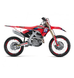 BLACKBIRD KOMPLET NAKLEJEK (OKLEIN) HONDA CRF 250R '25; CRF 450R '25 DREAM 5 KOLOR CZERWONY CZARNY BIAŁY