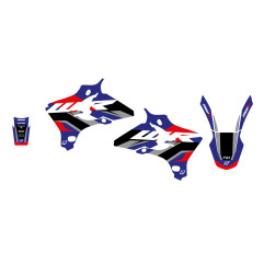 BLACKBIRD KOMPLET NAKLEJEK (OKLEIN) YAMAHA WR 250F '05-'06, WR 450F '05-'06 DREAM 5 KOLOR NIEBIESKI CZARNY