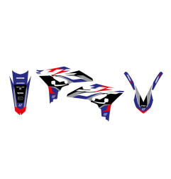 BLACKBIRD KOMPLET NAKLEJEK (OKLEIN) YAMAHA YZ 250F '10-'13 DREAM 5 KOLOR NIEBIESKI CZARNY