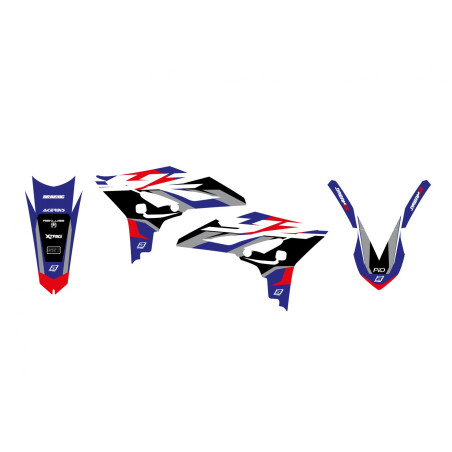 BLACKBIRD KOMPLET NAKLEJEK (OKLEIN) YAMAHA YZ 250F '10-'13 DREAM 5 KOLOR NIEBIESKI CZARNY
