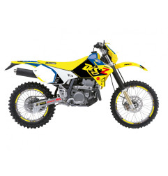 BLACKBIRD KOMPLET NAKLEJEK (OKLEIN) SUZUKI DRZ 400 '00-'23 DREAM 5 KOLOR ŻÓŁTY NIEBIESKI