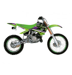 BLACKBIRD KOMPLET NAKLEJEK (OKLEIN) KAWASAKI KX 85 '01-'13 DREAM 5 KOLOR ZIELONY CZARNY