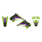BLACKBIRD KOMPLET NAKLEJEK (OKLEIN) KAWASAKI KX 250F '04-'05 DREAM 5 KOLOR ZIELONY CZARNY