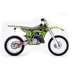 BLACKBIRD KOMPLET NAKLEJEK (OKLEIN) KAWASAKI KX 125/250 '94-'98 DREAM 5 KOLOR ZIELONY CZARNY