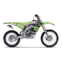 BLACKBIRD KOMPLET NAKLEJEK (OKLEIN) KAWASAKI KX 450F '06-'08 DREAM 5 KOLOR ZIELONY CZARNY