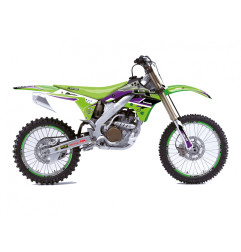 BLACKBIRD KOMPLET NAKLEJEK (OKLEIN) KAWASAKI KX 250F '06-'08 DREAM 5 KOLOR ZIELONY CZARNY