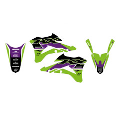 BLACKBIRD KOMPLET NAKLEJEK (OKLEIN) KAWASAKI KX 85 '14-'21 DREAM 5 KOLOR ZIELONY CZARNY