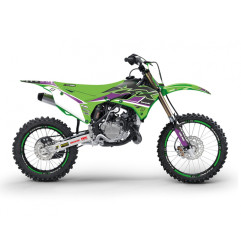 BLACKBIRD KOMPLET NAKLEJEK (OKLEIN) KAWASAKI KX 85 '22-'23 DREAM 5 KOLOR ZIELONY CZARNY