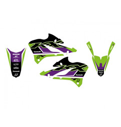 BLACKBIRD KOMPLET NAKLEJEK (OKLEIN) KAWASAKI KX 85 '22-'23 DREAM 5 KOLOR ZIELONY CZARNY