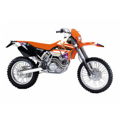 BLACKBIRD KOMPLET NAKLEJEK (OKLEIN) KTM SX/SX-F '98-'00, EXC/EXC-F '98-'00 DREAM 5 KOLOR POMARAŃCZOWY CZARNY