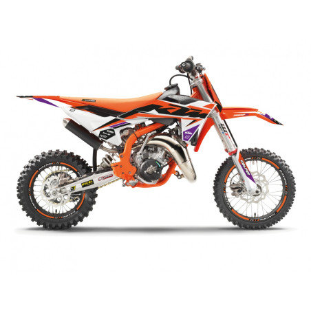 BLACKBIRD KOMPLET NAKLEJEK (OKLEIN) KTM SX 65 '24-'25 DREAM 5 KOLOR POMARAŃCZOWY BIAŁY CZARNY