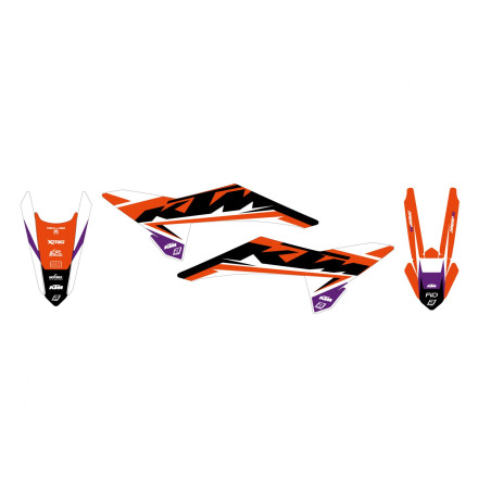 BLACKBIRD KOMPLET NAKLEJEK (OKLEIN) KTM SX/SX-F '25 DREAM 5