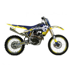 BLACKBIRD KOMPLET NAKLEJEK (OKLEIN) HUSQVARNA TE/TC 250/450/510 '05-'07 DREAM 5 KOLOR NIEBIESKI ŻÓŁTY