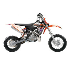 BLACKBIRD KOMPLET NAKLEJEK (OKLEIN) KTM SX 50 '09-'15 DREAM 5 KOLOR POMARAŃCZOWY CZARNY