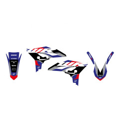 BLACKBIRD KOMPLET NAKLEJEK (OKLEIN) YAMAHA WR 450F '12-'15 DREAM 5 KOLOR NIEBIESKI CZARNY
