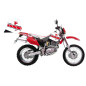 BLACKBIRD KOMPLET NAKLEJEK (OKLEIN) YAMAHA TT 600R '97-'05 DREAM 2 KOLOR BIAŁY CZERWONY