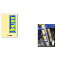 BLACKBIRD KOMPLET NAKLEJEK (OKLEIN) NA TELESKOPY OHLINS-CLEAR 2 SZT
