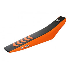 BLACKBIRD POKROWIEC / POSZYCIE NA SIEDZENIE KTM SX 85 '25 DOUBLE GRIP KOLOR POMARAŃCZOWY