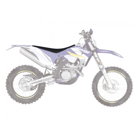 BLACKBIRD POKROWIEC / POSZYCIE NA SIEDZENIE SHERCO SE/SEF '25 (SE/SFE ALL MODELS '25) PYRAMID KOLOR CZARNY