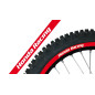 BLACKBIRD KOMPLET NAKLEJEK (OKLEIN) NA FELGI HONDA RACING KOLOR CZERWONY