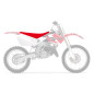 BLACKBIRD POKROWIEC / POSZYCIE NA SIEDZENIE HONDA CR 125 '98-'01, CR 250 '97-'01 PYRAMID (PMD) KOLOR CZERWONY