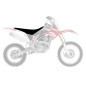 BLACKBIRD POKROWIEC / POSZYCIE NA SIEDZENIE HONDA CRF 150R '07-'24 PYRAMID (PMD), KOLOR CZARNY