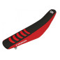 BLACKBIRD POKROWIEC / POSZYCIE NA SIEDZENIE HONDA CRF 150R '07-'23 DOUBLE GRIP 3, KOLOR CZERWONY CZARNY