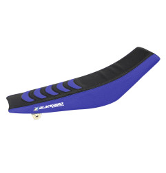 BLACKBIRD POKROWIEC / POSZYCIE NA SIEDZENIE YAMAHA YZ 85 '02-'21 DOUBLE GRIP KOLOR CZARNY NIEBIESKI