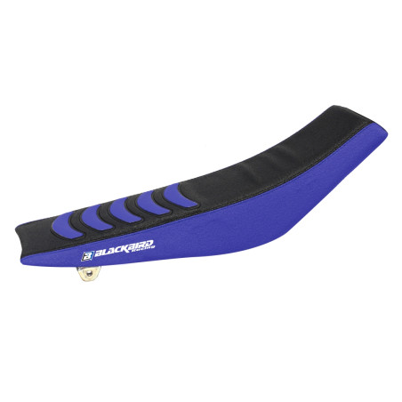 BLACKBIRD POKROWIEC / POSZYCIE NA SIEDZENIE YAMAHA YZ 85 '02-'21 DOUBLE GRIP KOLOR CZARNY NIEBIESKI