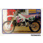 TECNOSEL (BLACKBIRD) KOMPLET NAKLEJEK (OKLEIN) YAMAHA YZ 250 '90-'92, REPLICA OEM YAMAHA '92 KOLOR RÓŻOWY/BIAŁY