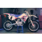 TECNOSEL (BLACKBIRD) KOMPLET NAKLEJEK (OKLEIN) YAMAHA YZ 250 '90-'92, REPLICA TEAM YAMAHA '92 USA KOLOR RÓŻOWY/ BIAŁY