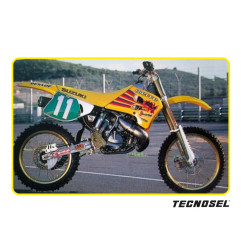 TECNOSEL (BLACKBIRD) KOMPLET NAKLEJEK (OKLEIN) SUZUKI RM 125/250 '93-'95, REPLICA TEAM SUZUKI '93 KOLOR ŻÓŁTY