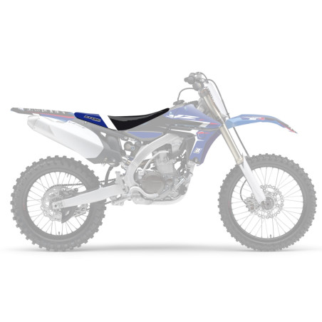 BLACKBIRD POKROWIEC / POSZYCIE NA SIEDZENIE YAMAHA YZ 450F '10-'13 DREAM 4 KOLOR CZARNY NIEBIESKI BIAŁY