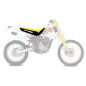 BLACKBIRD POKROWIEC / POSZYCIE NA SIEDZENIE SUZUKI DR 350 '90-'99 (16) TRADITIONAL KOLOR CZARNY ŻÓŁTY
