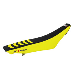 BLACKBIRD POKROWIEC / POSZYCIE NA SIEDZENIE SUZUKI RMZ 450 '08-'17 DOUBLE GRIP 3 KOLOR CZARNY ŻÓŁTY (17)