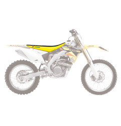 BLACKBIRD POKROWIEC / POSZYCIE NA SIEDZENIE SUZUKI RMZ 450 '08-'17 DOUBLE GRIP 3 KOLOR CZARNY ŻÓŁTY (17)