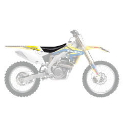 BLACKBIRD POKROWIEC / POSZYCIE NA SIEDZENIE SUZUKI RMZ 450 '08-'17 DREAM 4 KOLOR CZARNY ŻÓŁTY BIAŁY