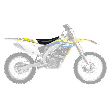 BLACKBIRD POKROWIEC / POSZYCIE NA SIEDZENIE SUZUKI RMZ 450 '08-'17 DREAM 4 KOLOR CZARNY ŻÓŁTY BIAŁY