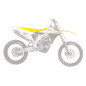 BLACKBIRD POKROWIEC / POSZYCIE NA SIEDZENIE SUZUKI RMZ 250 '19-'23, RMZ450 '18-'23 PYRAMID (PMD) KOLOR ŻÓŁTY