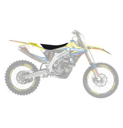 BLACKBIRD POKROWIEC / POSZYCIE NA SIEDZENIE SUZUKI RMZ 250 '19-'23, RMZ450 '18-'23 DREAM 4 KOLOR CZARNY ŻÓŁTY BIAŁY